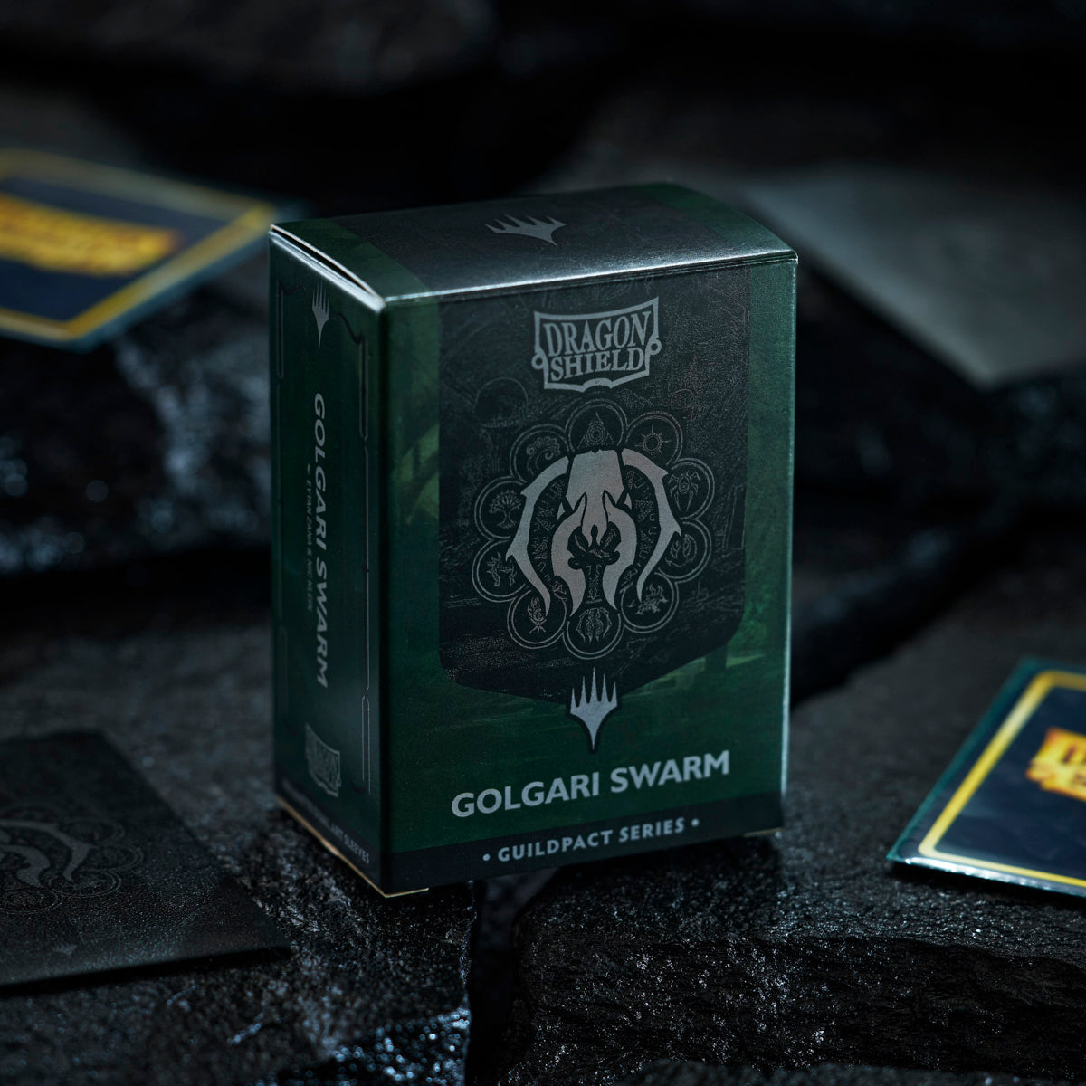 Dragon Shield Guildpact Series Golgari Swarm Matte Dual Art Sleeves box, 100 count standard size