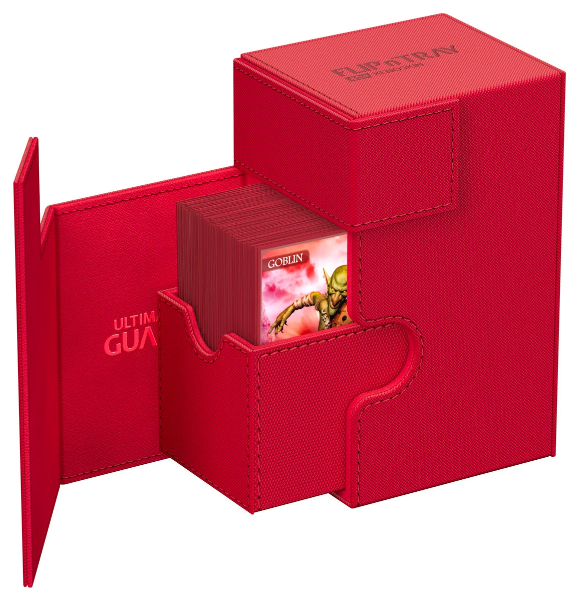 Ultimate Guard Flip'n'Tray 80+ XenoSkin Deck Case (Red)