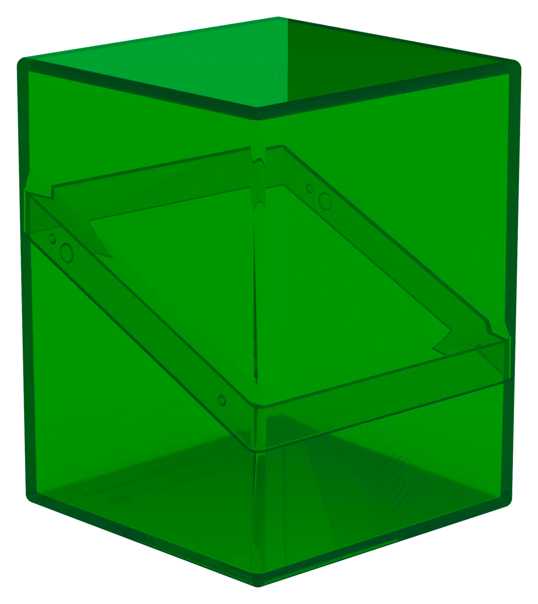 Ultimate Guard Boulder 100+ Clear Deck Box, Emerald