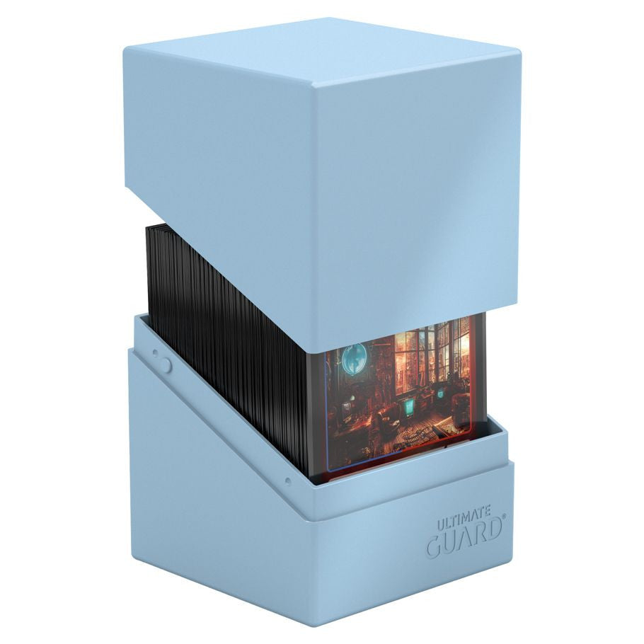 Ultimate Guard Boulder 100+ Deck Box (Solid Color) (Pastel Baby Blue)
