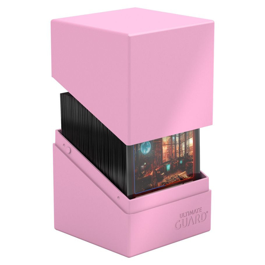 Ultimate Guard Boulder 100+ Deck Box (Solid Color) (Candy Pink)