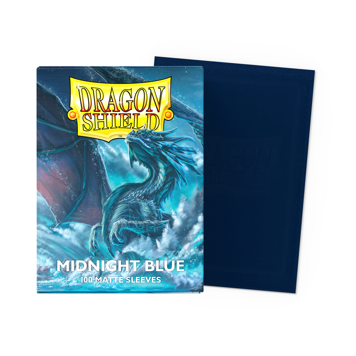 Dragon Shield Matte Sleeves (Standard Size, 100ct) | Midnight Blue