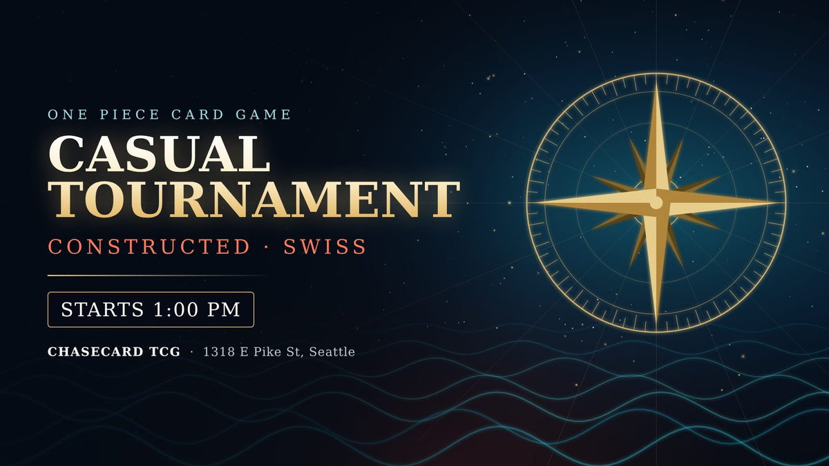 One Piece TCG Casual Tournament @ ChaseCard TCG (Nov 22) - Ticket