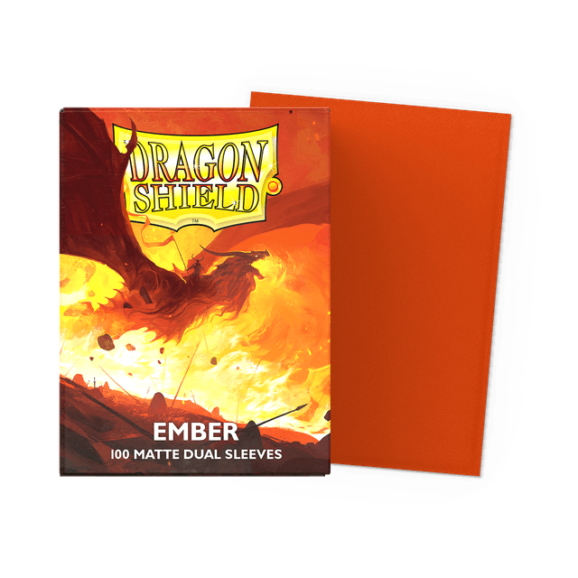 Dragon Shield Dual Matte Sleeves (Standard Size) | Ember
