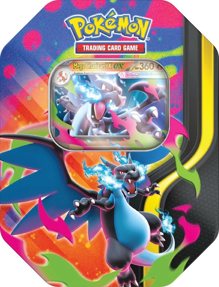 Pokemon TCG | Mega Charizard Tin (Mega Charizard X)