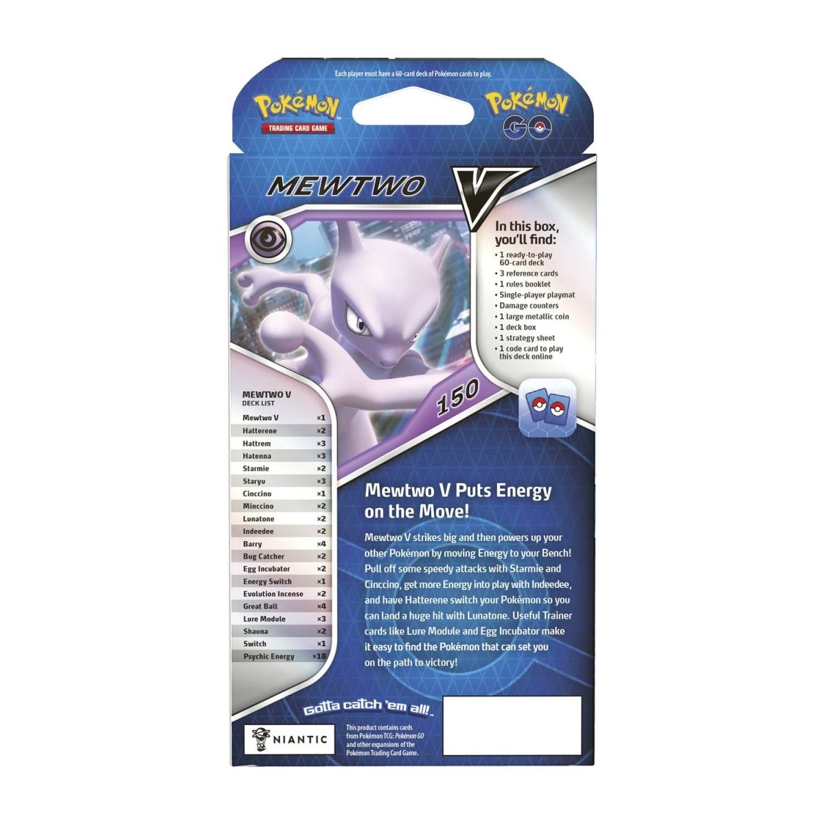 Pokemon TCG | Pokémon GO Mewtwo V Battle Deck