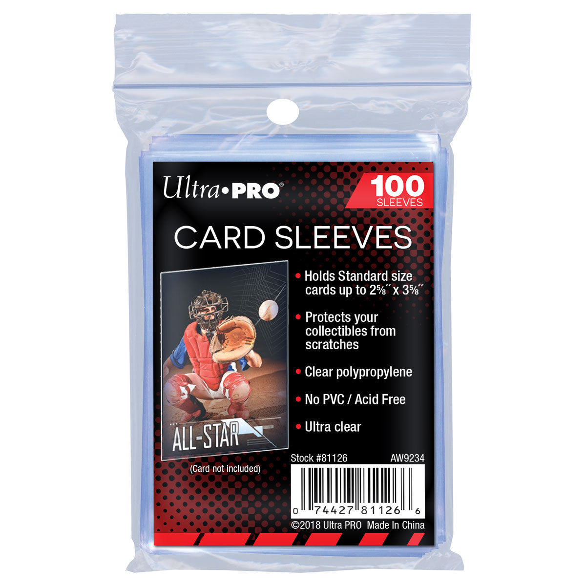 Ultra Pro Penny Sleeves 2.5" x 3.5" (Standard Size)