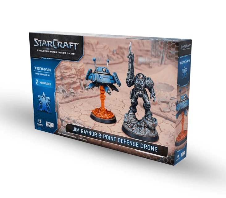 StarCraft: Tabletop Miniatures Game | Terran: Jim Raynor Hero Expansion Set