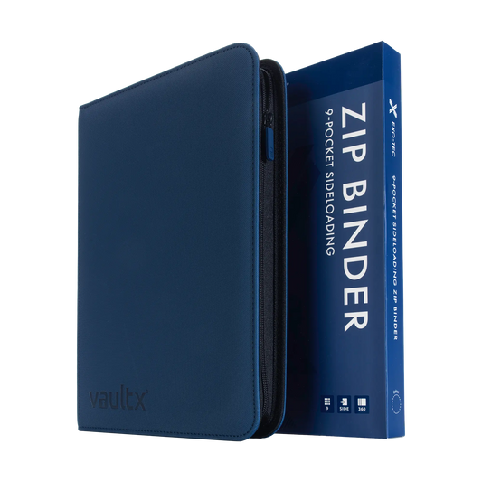 Vault X Exo-Tec 9-Pocket Zip Binder (Royal Blue)