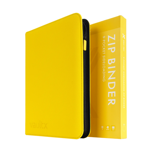 Vault X Exo-Tec 9-Pocket Zip Binder (Sunrise Yellow)