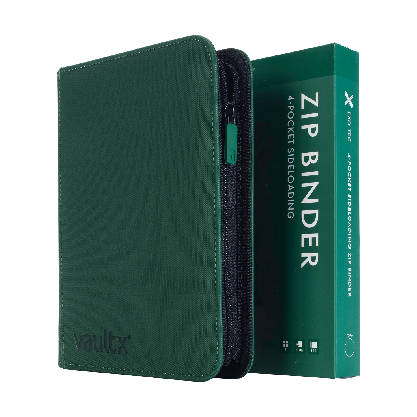 Vault X Exo-Tec 9-Pocket Zip Binder (Forest Green)