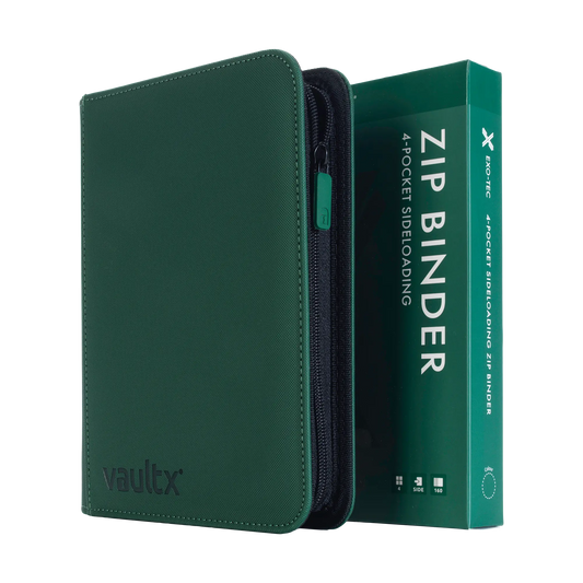 Vault X Exo-Tec 9-Pocket Zip Binder (Forest Green)