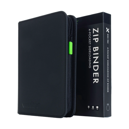 Vault X Exo-Tec 4-Pocket Zip Binder (Black)