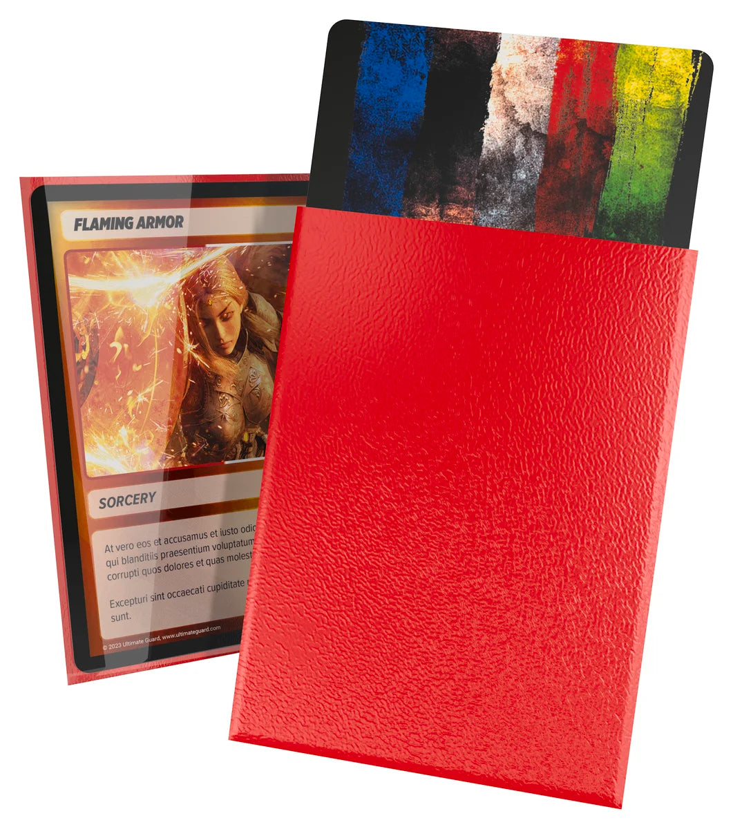 Ultimate Guard Cortex Sleeves 100ct standard size, Glossy Red