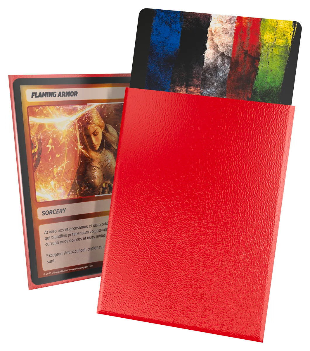 Ultimate Guard Cortex Sleeves 100ct standard size, Matte Red