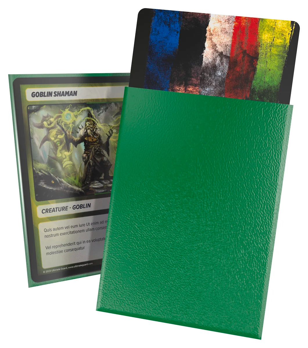 Ultimate Guard Cortex Sleeves 100ct standard size, Matte Green