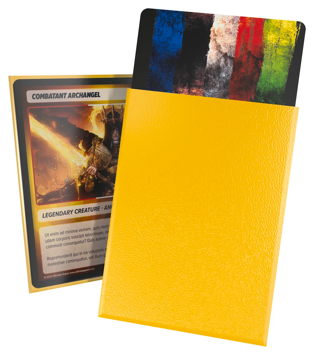 Ultimate Guard Cortex Sleeves 100ct standard size, Matte Yellow