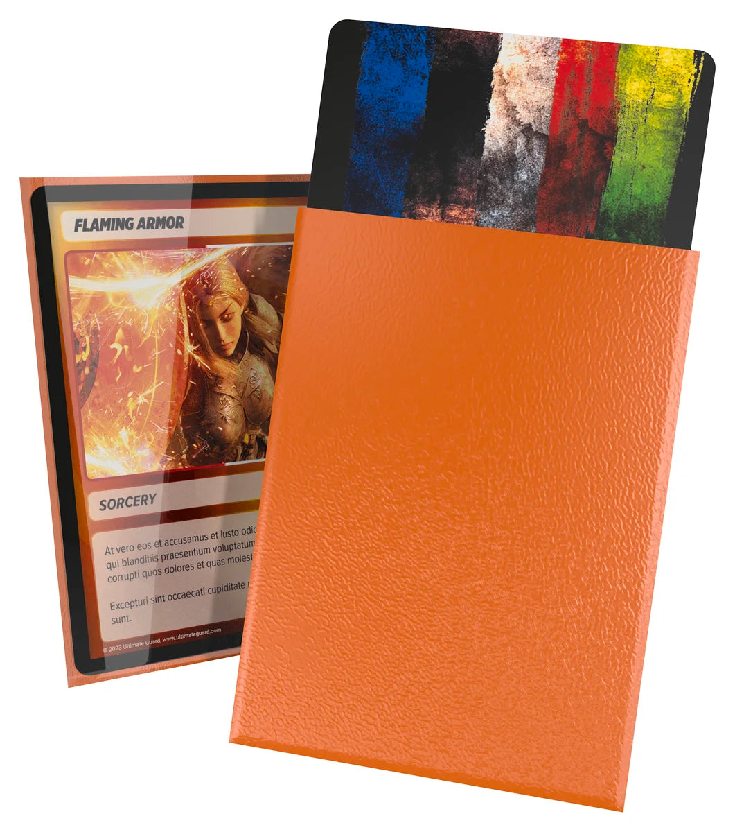 Ultimate Guard Cortex Sleeves 100ct standard size, Glossy Orange