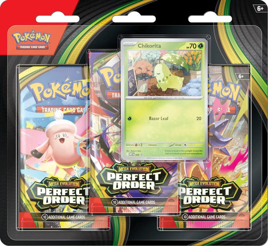Pokemon TCG | Perfect Order 3 Pack Blister [Chikorita]