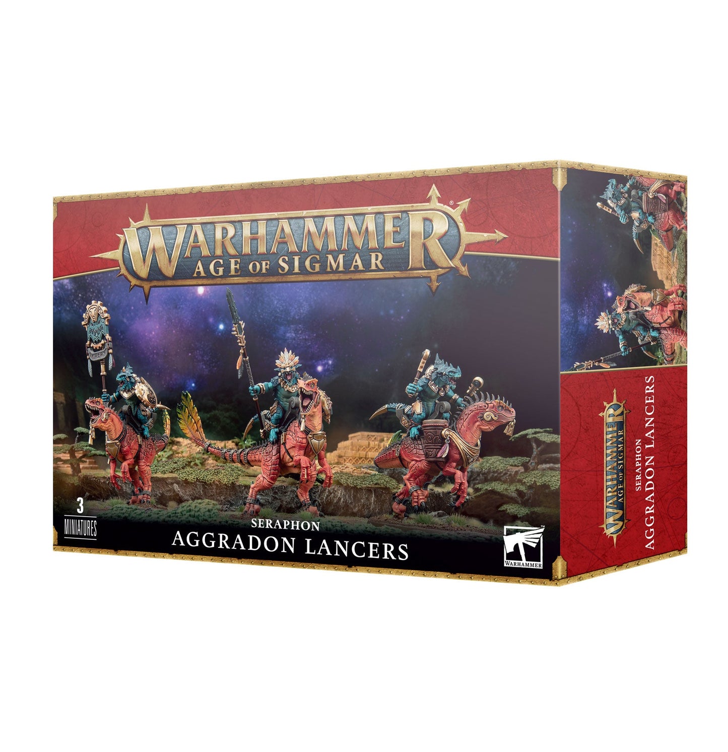 Warhammer Age of Sigmar | Seraphon: Aggradon Lancers
