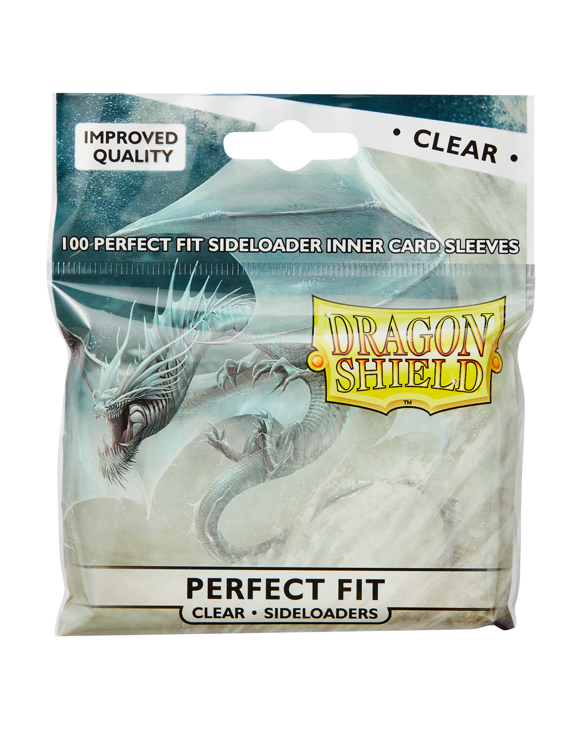 Dragon Shield Perfect Fit Sideloading Inner Sleeves (Standard Size, 100ct) | Clear