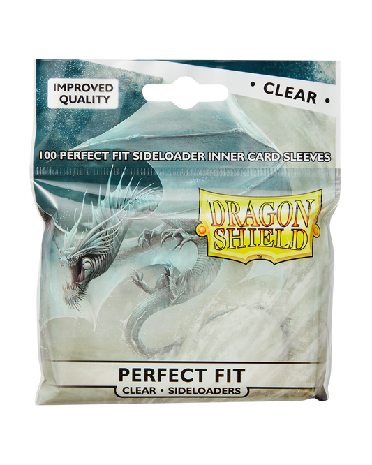 Dragon Shield Perfect Fit Sideloading Inner Sleeves (Standard Size, 100ct) | Clear