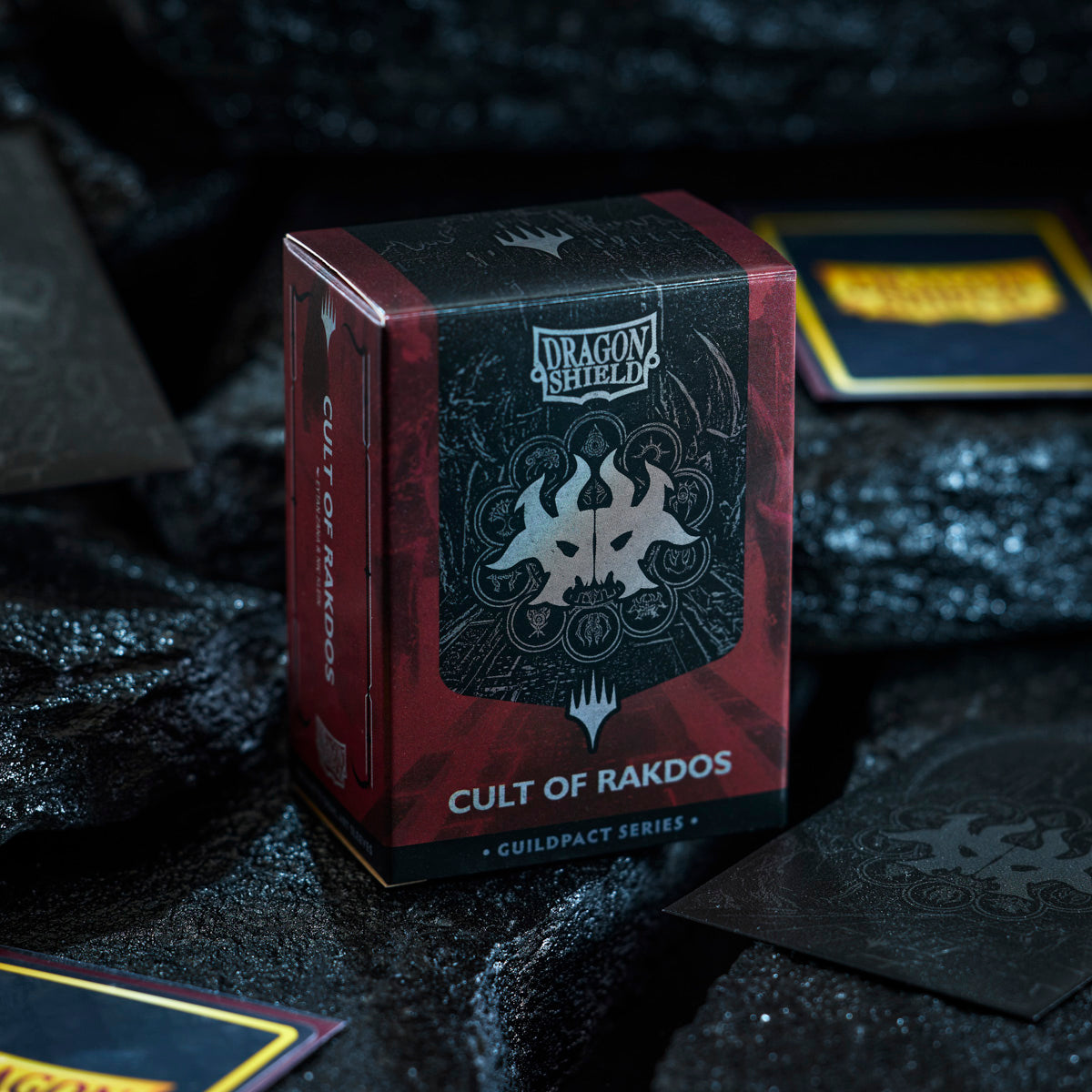 Dragon Shield Guildpact Series Cult of Rakdos Matte Dual Art Sleeves box, 100 count standard size