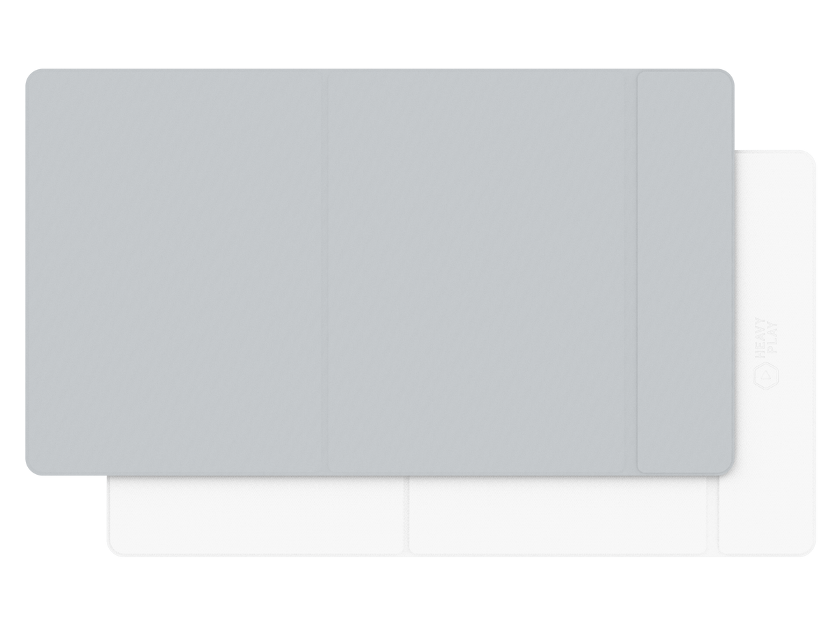 Heavy Play ETB Playmat - Cleric White/Fighter Grey