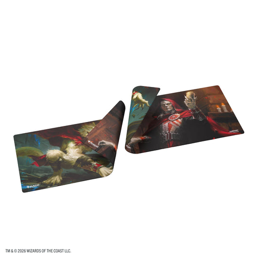 Gamegenic Double-Sided Playmat Reality Fracture Edgar, both sides shown