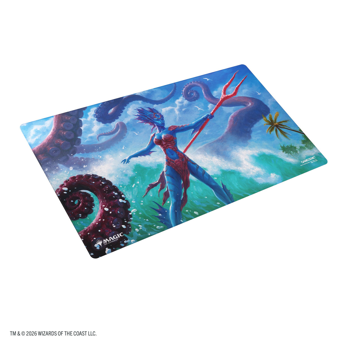 Gamegenic Double-Sided Playmat Reality Fracture, Kiora of Salt and Sand side