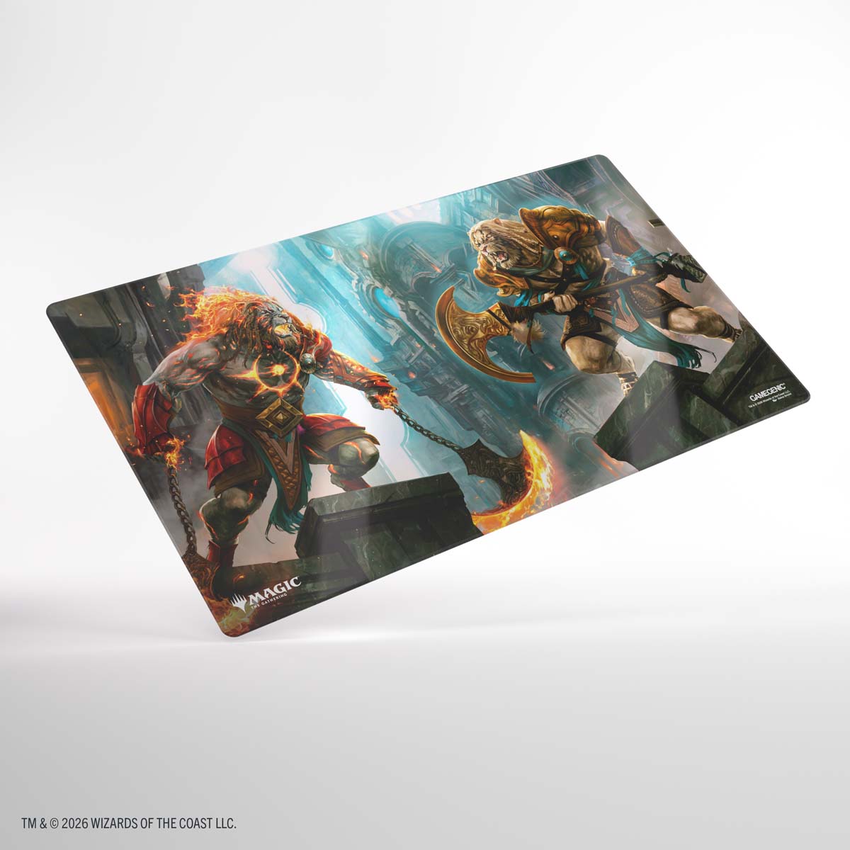 Gamegenic Shiny Playmat Magic: The Gathering Reality Fracture Ajani, Path of Vengeance / Ajani, Counterattack Leader