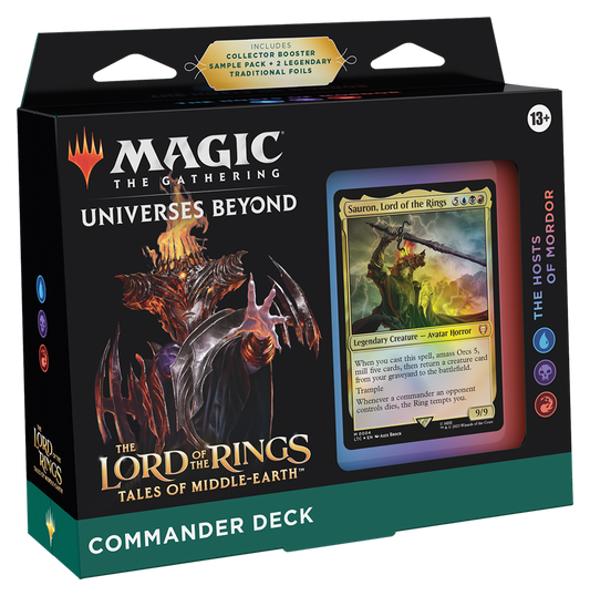 Magic: The Gathering | The Lord of the Rings: Tales of Middle-earth Commander Deck - The Hosts of Mordor (RESTOCK PREORDER)