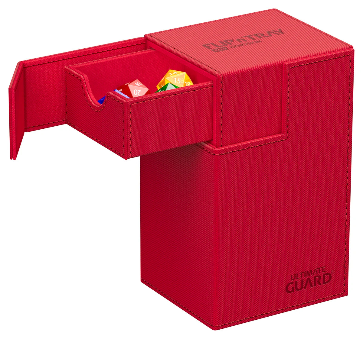 Ultimate Guard Flip'n'Tray 80+ XenoSkin Deck Case (Red)