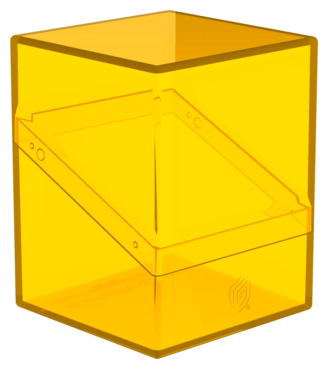 Ultimate Guard Boulder 100+ Clear Deck Box, Amber