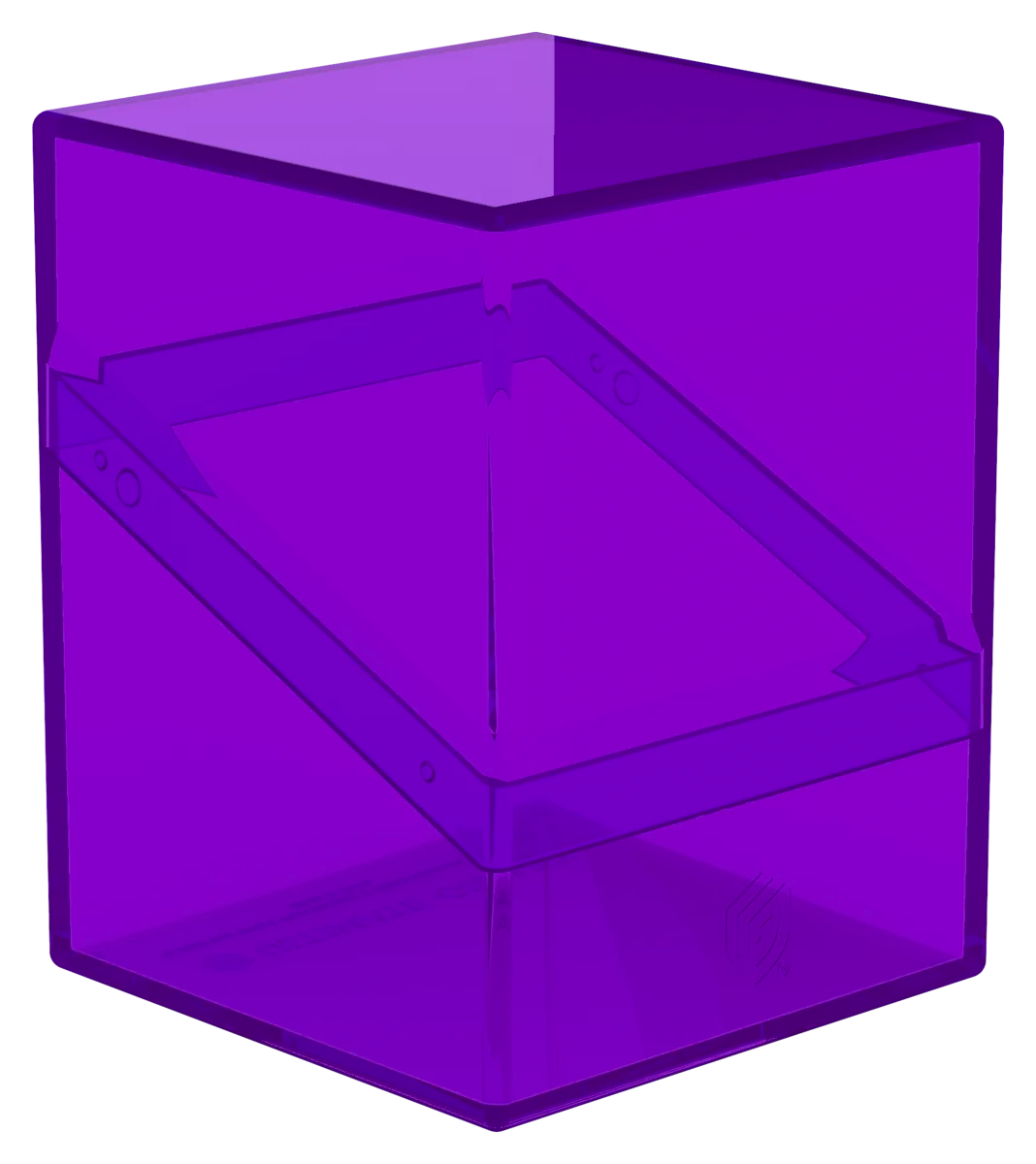 Ultimate Guard Boulder 100+ Clear Deck Box, Amethyst
