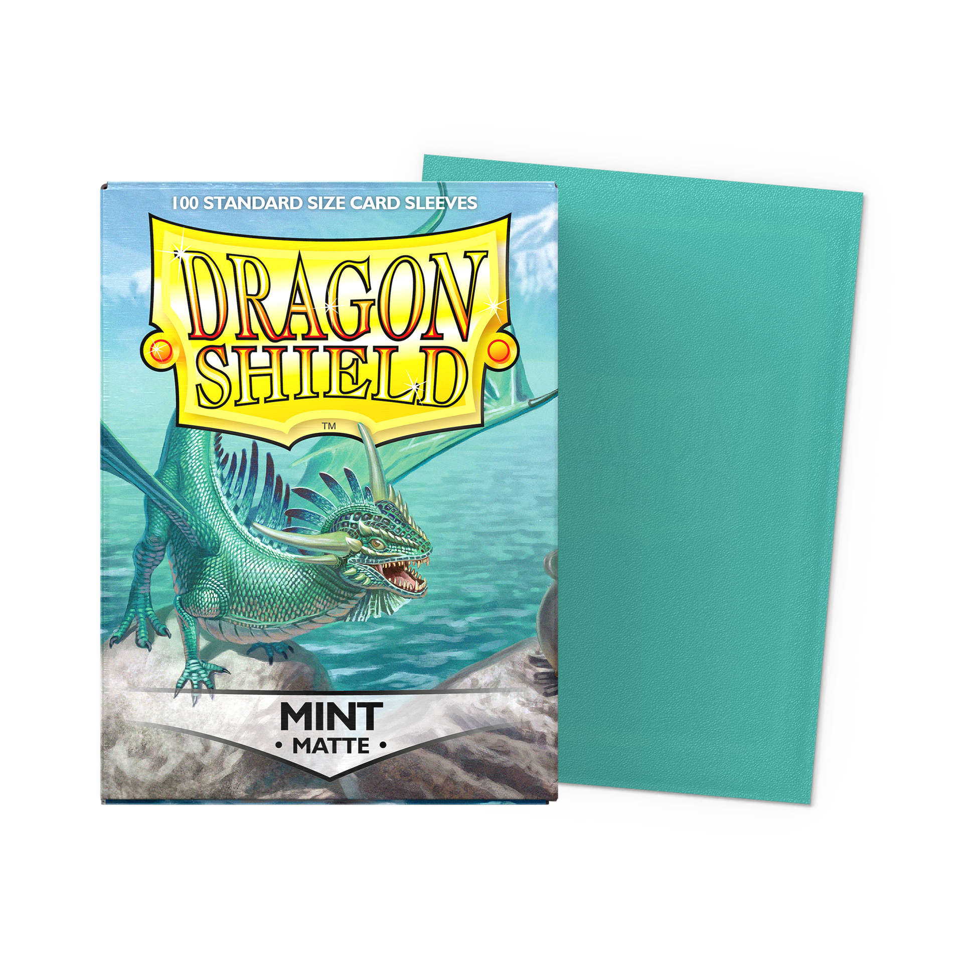Dragon Shield Matte Sleeves Mint 100ct standard size box with sleeve