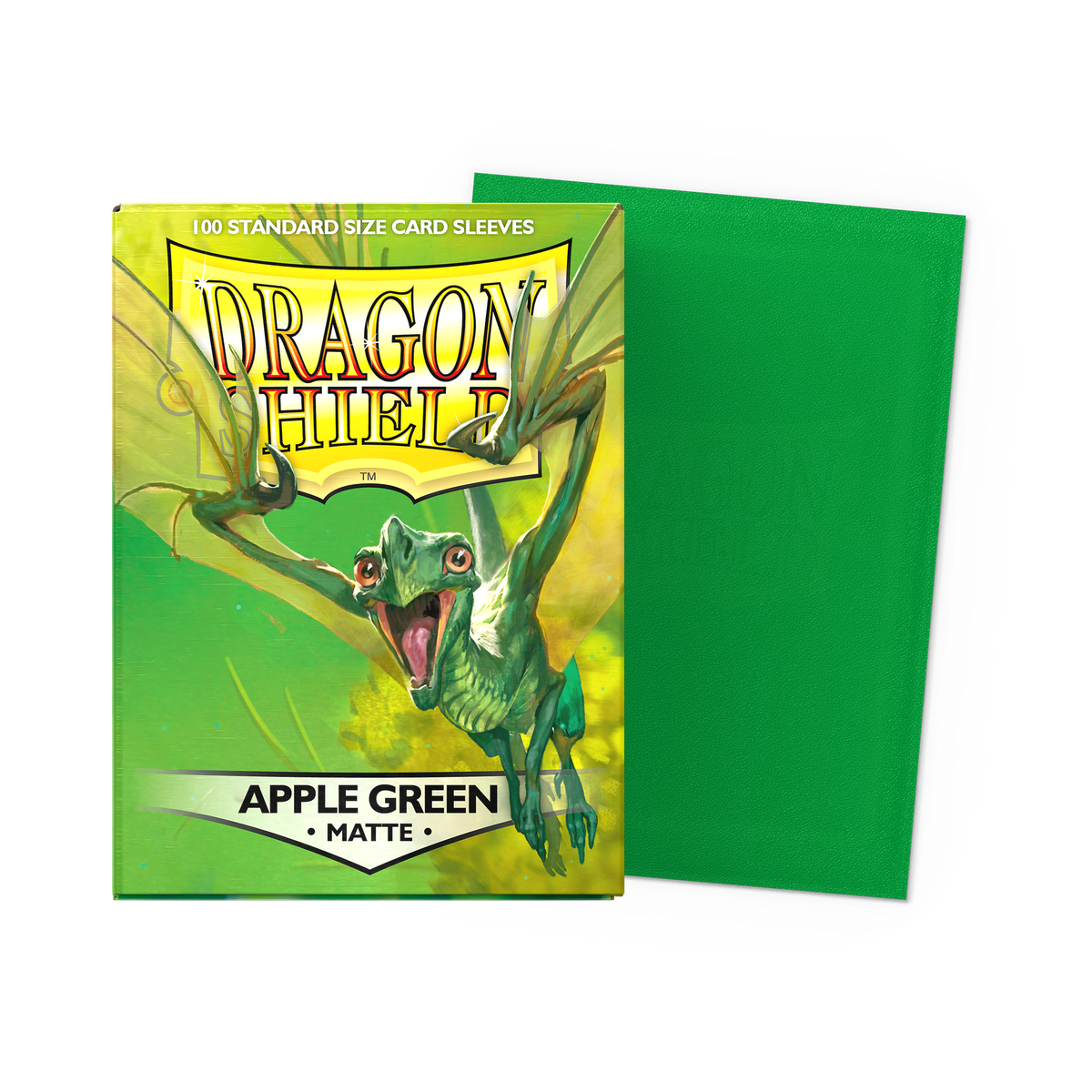 Dragon Shield Matte Sleeves (Standard Size, 100ct) | Apple Green