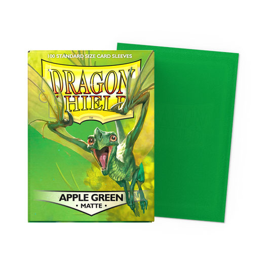 Dragon Shield Matte Sleeves (Standard Size, 100ct) | Apple Green