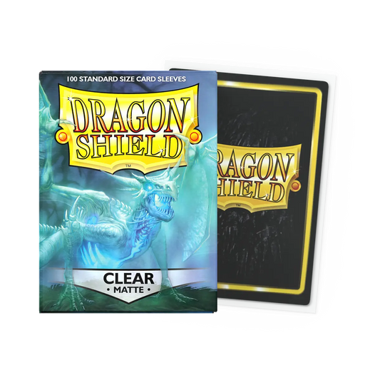 Dragon Shield Matte Single Matte Sleeves (Standard Size) | Clear
