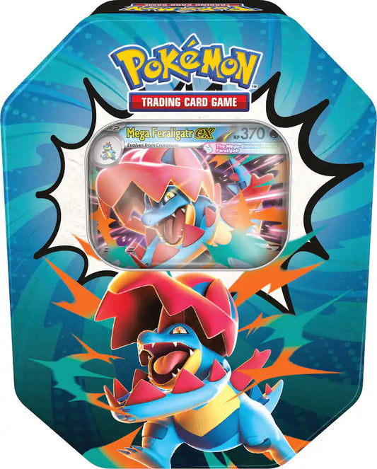 Pokemon TCG | Mega Evolution - Ascended Heroes Tin (Feraligatr)