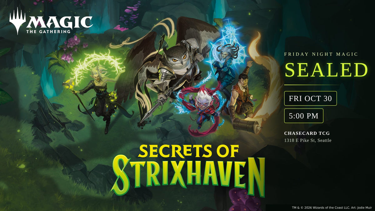 Friday Night Magic: Secrets of Srixhaven Sealed @ ChaseCard TCG (Oct 30) - Ticket