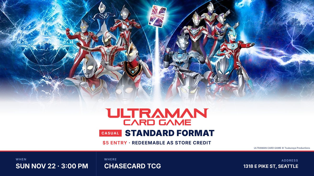 Ultraman Card Game Standard @ ChaseCard TCG (Nov 22) - Ticket