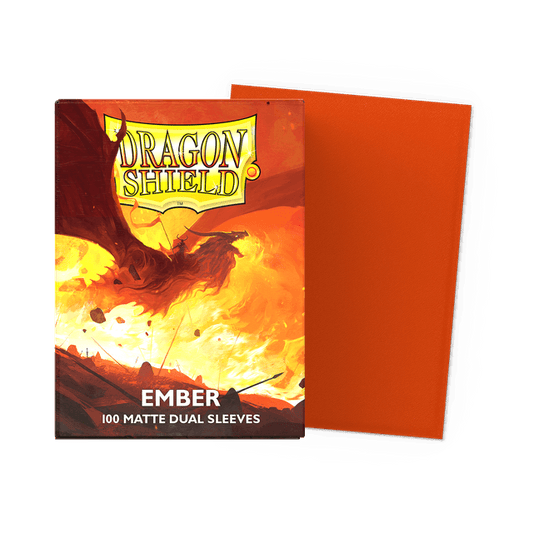 Dragon Shield Dual Matte Sleeves (Standard Size) | Ember