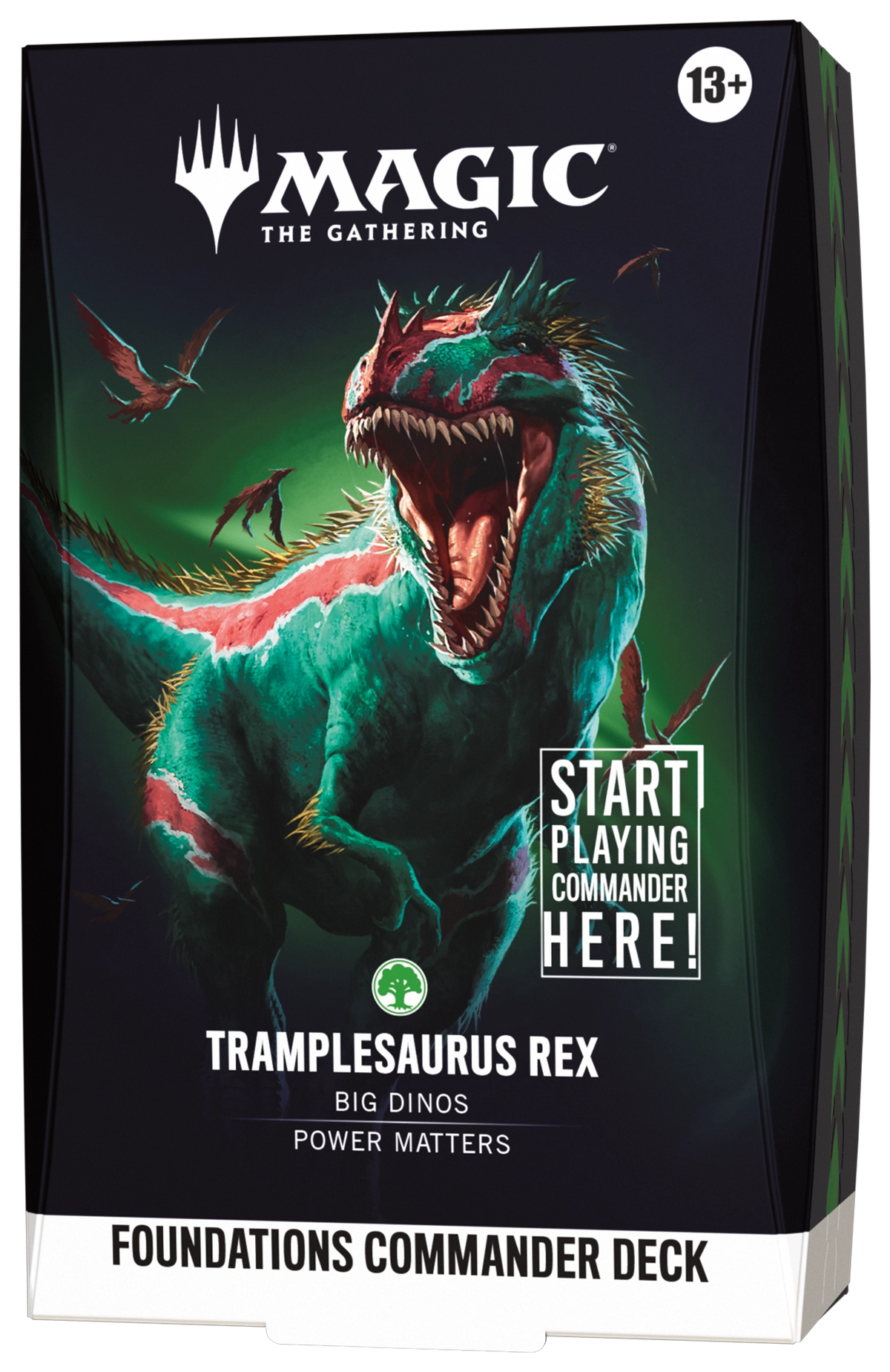 Magic: The Gathering Foundations Commander Deck - Tramplesaurus Rex