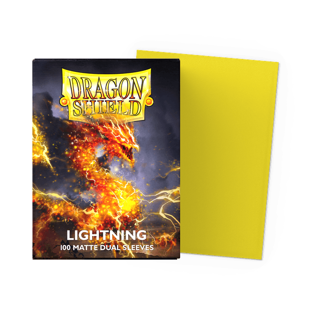 Dragon Shield Dual Matte Sleeves (Standard Size) | Lightning