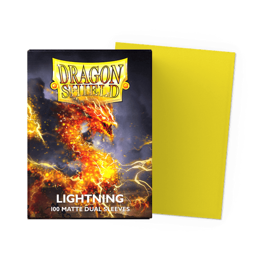 Dragon Shield Dual Matte Sleeves (Standard Size) | Lightning