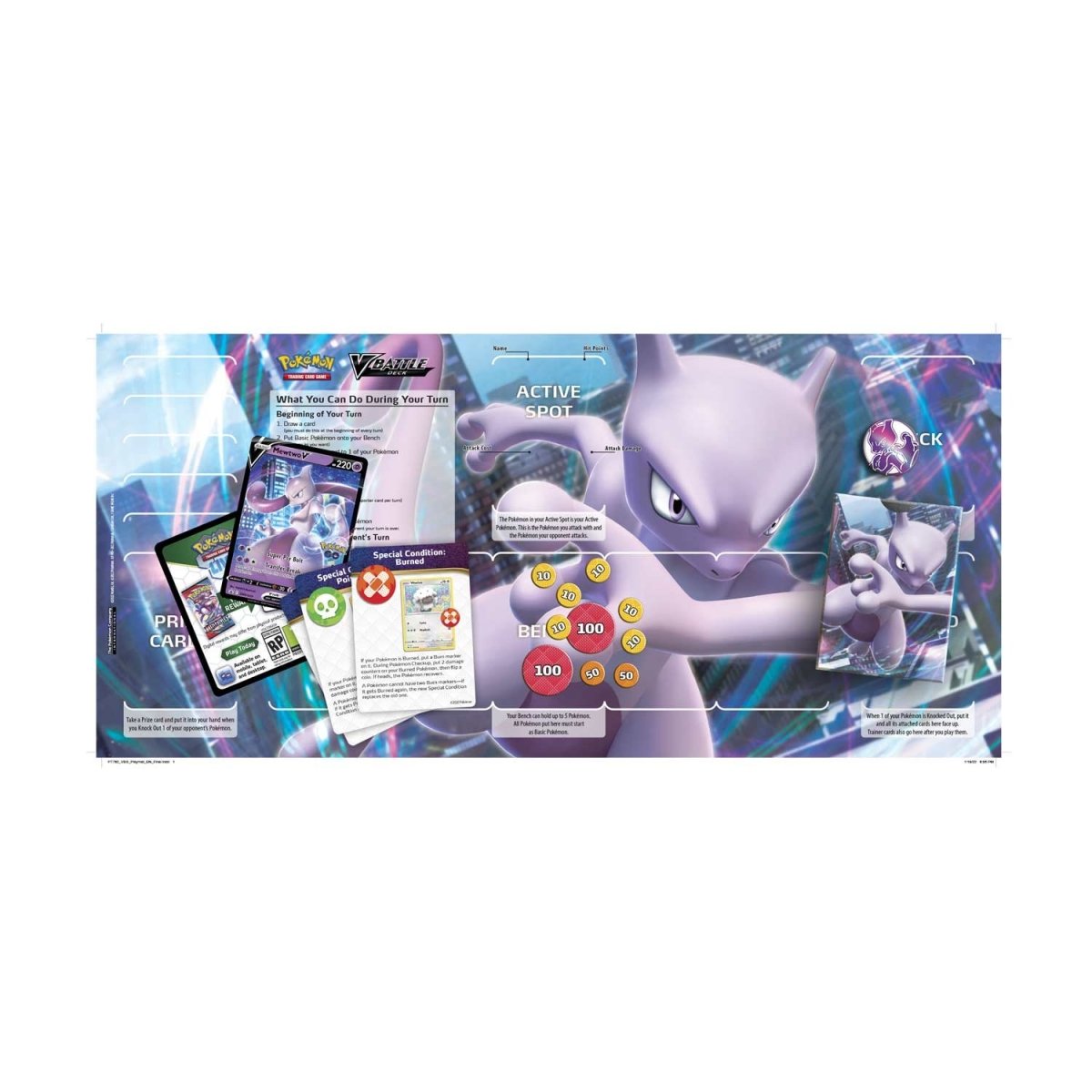 Pokemon TCG | Pokémon GO Mewtwo V Battle Deck