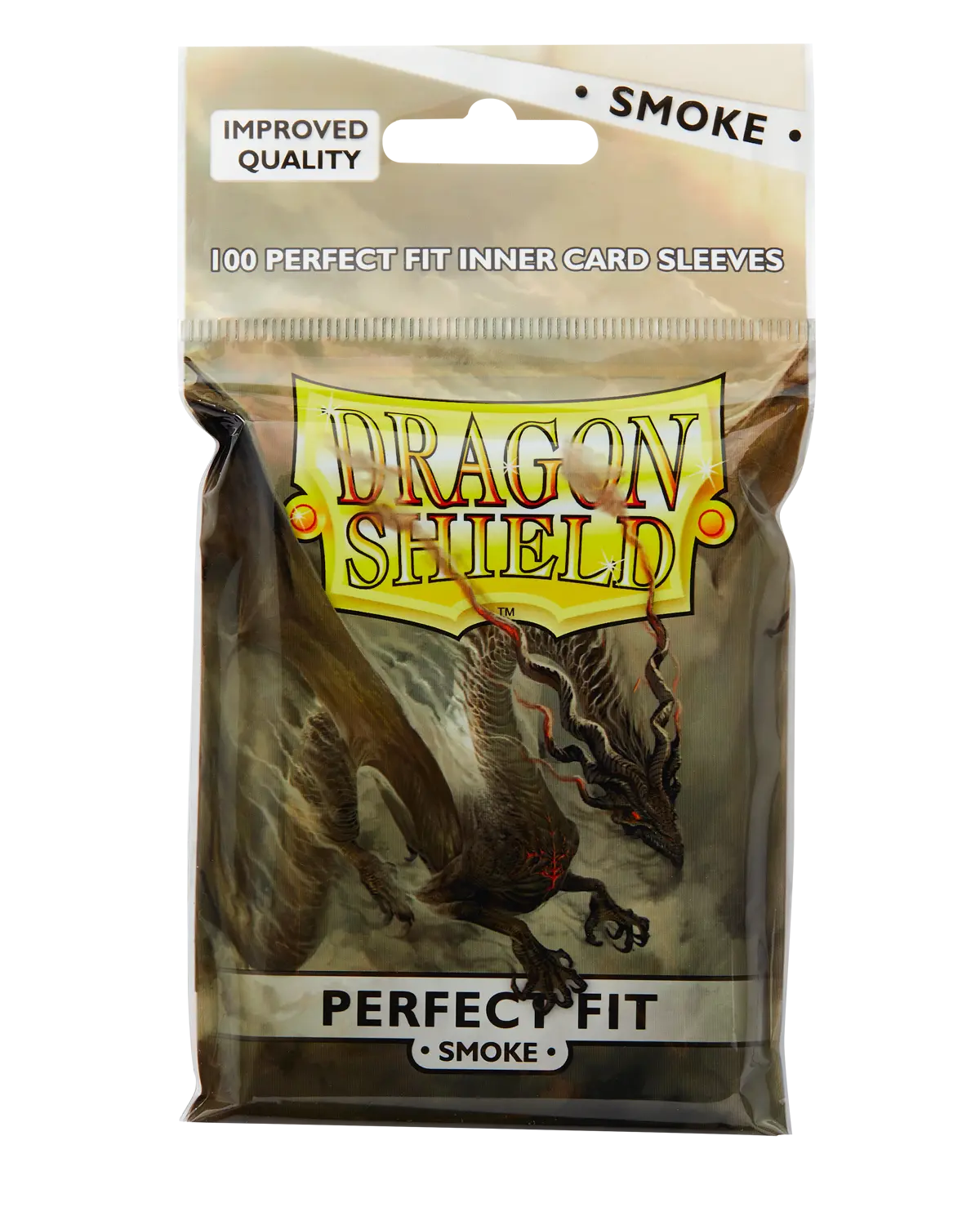 Dragonshield Perfect Fit Inner-Sleeves (Top Loading) | Smoke