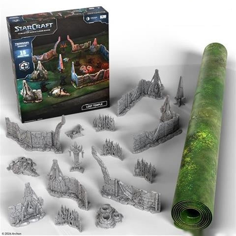 StarCraft: Tabletop Miniatures Game — Lost Temple Terrain Expansion Set — ChaseCard TCG