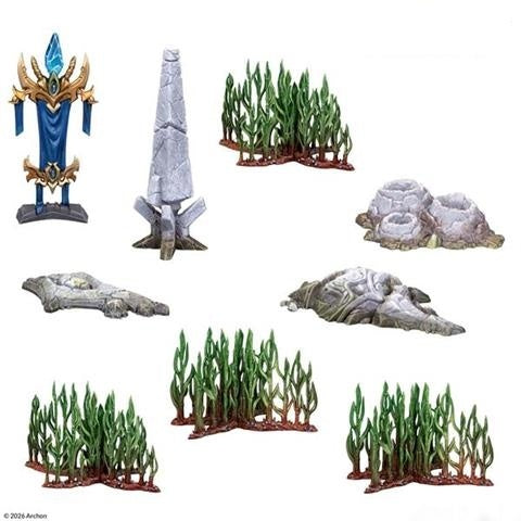 StarCraft: Tabletop Miniatures Game — Lost Temple Terrain Expansion Set — ChaseCard TCG